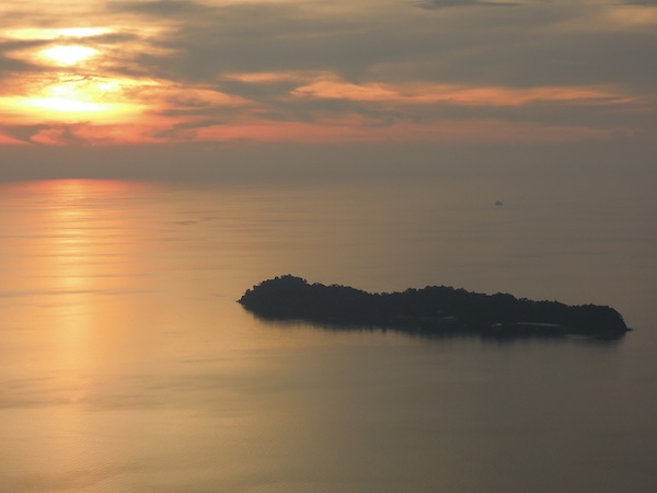 Sunset over Pulau Paya