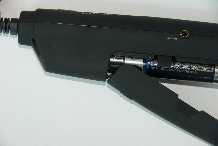 The battery compartment